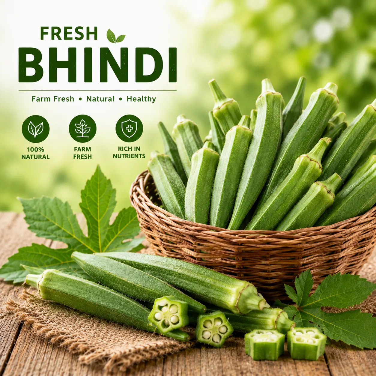 Fresh Bhindi – Soft, Fresh &amp;amp; Healthy 🌿