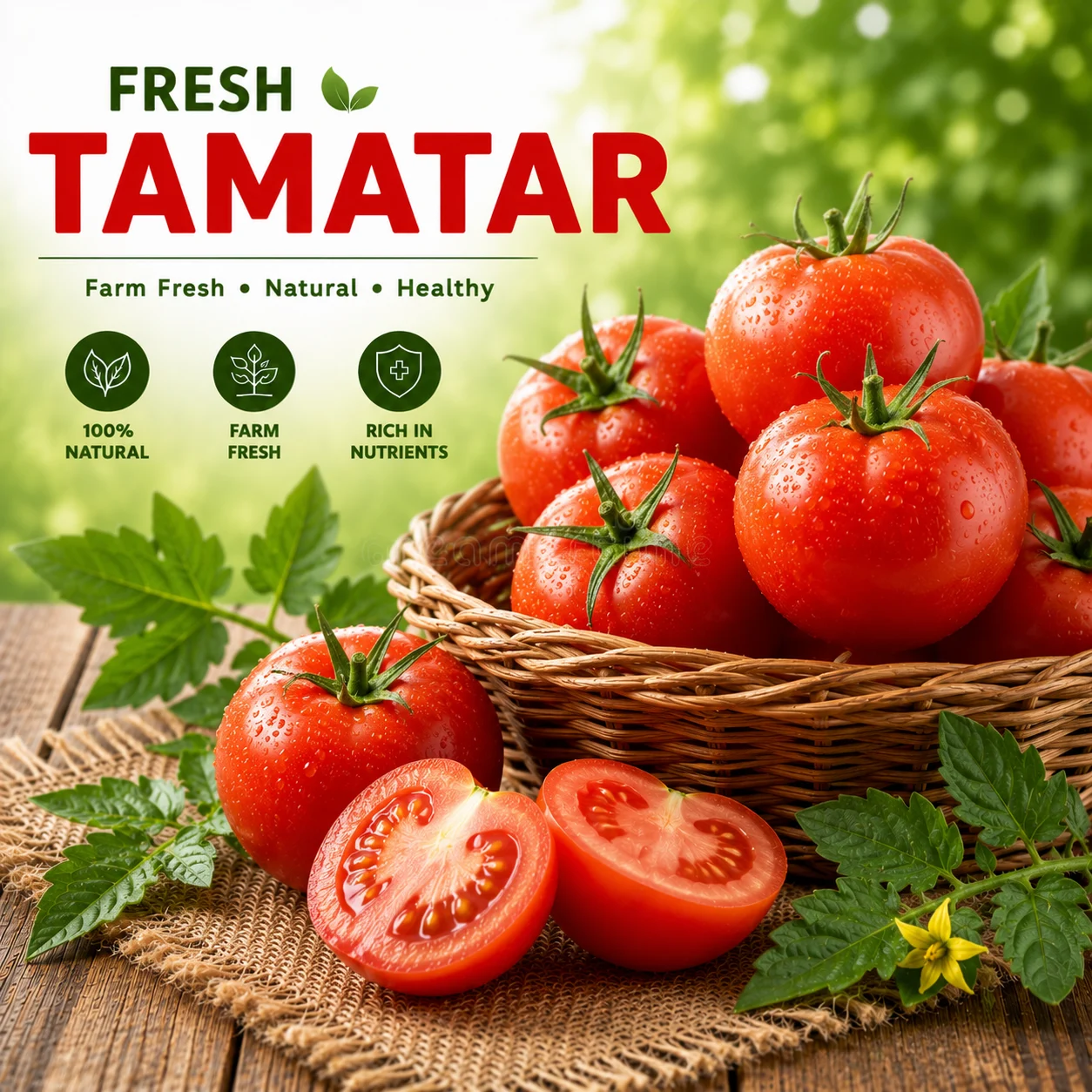 Fresh Tamatar – Juicy, Fresh &amp; Healthy 🍅🌿